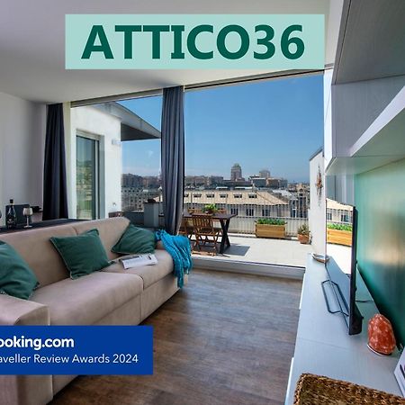 Attico Luxury Con Parcheggio E Terrazza Vista Mozzafiato Génova Exterior foto