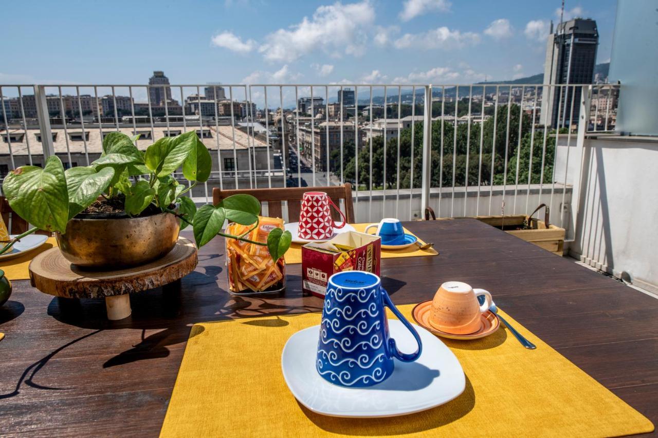 Attico Luxury Con Parcheggio E Terrazza Vista Mozzafiato Génova Exterior foto