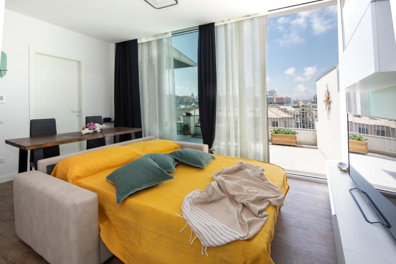 Attico Luxury Con Parcheggio E Terrazza Vista Mozzafiato Génova Exterior foto