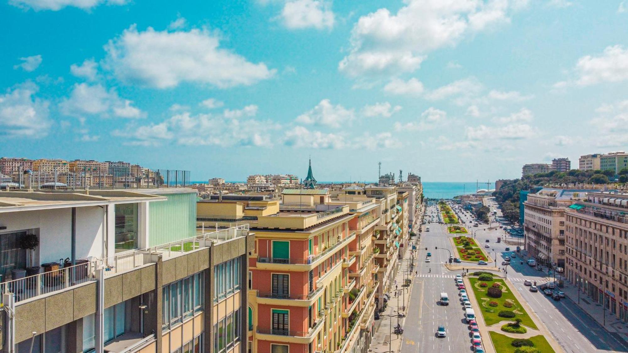 Attico Luxury Con Parcheggio E Terrazza Vista Mozzafiato Génova Exterior foto