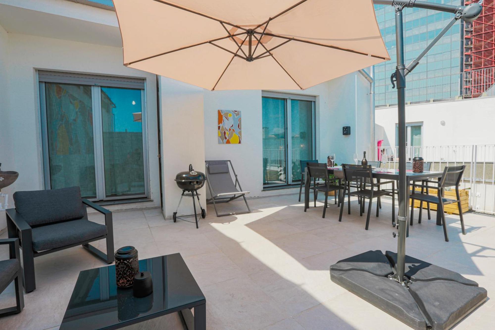 Attico Luxury Con Parcheggio E Terrazza Vista Mozzafiato Génova Quarto foto