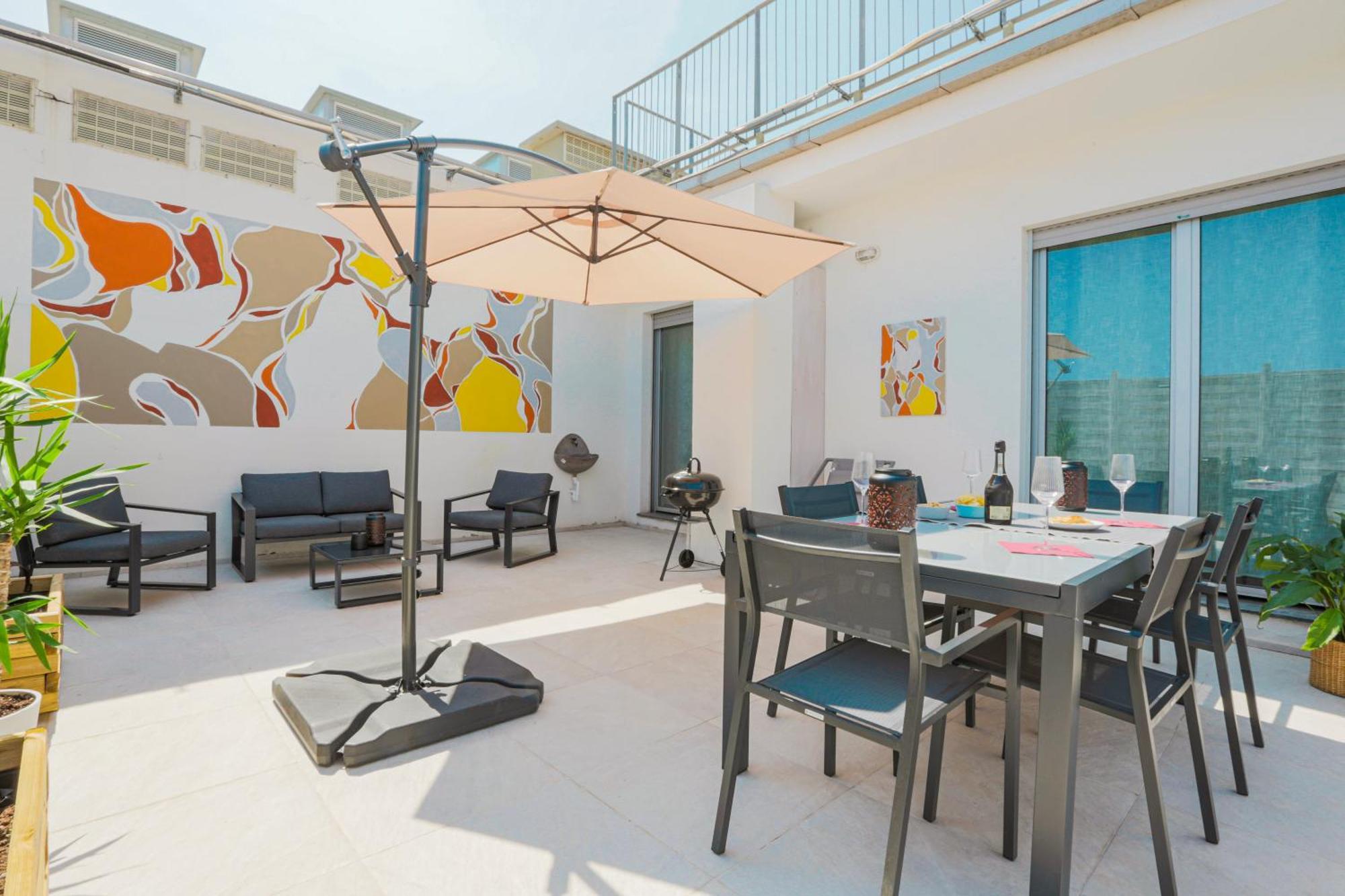 Attico Luxury Con Parcheggio E Terrazza Vista Mozzafiato Génova Quarto foto
